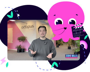 Thumbnail eines Videos mit Oktopus Constantine, der eine Filmklappe hält